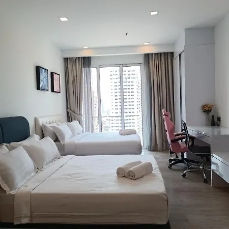 Appartamento Rm020 Bukit Bintang 118 Tower Balcony View